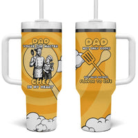 Chef Fathers Day Tumbler With Handle Dad You're The Master Chef In My Heart