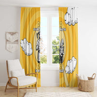 Chef Fathers Day Window Curtain Dad You're The Master Chef In My Heart