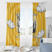 Chef Fathers Day Window Curtain Dad You're The Master Chef In My Heart