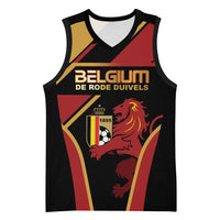 Custom Belgium Football Basketball Jersey Bold National Colors With Lion Crest
