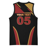 Custom Belgium Football Basketball Jersey Bold National Colors With Lion Crest