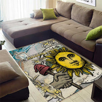 Argentina Area Rug Sol De Mayo Retro Style - Wonder Print Shop