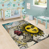 Argentina Area Rug Sol De Mayo Retro Style - Wonder Print Shop