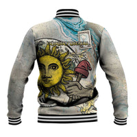 Argentina Baseball Jacket Sol De Mayo Retro Style - Wonder Print Shop