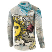 Argentina Button Sweatshirt Sol De Mayo Retro Style - Wonder Print Shop
