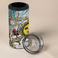 Argentina 4 in 1 Can Cooler Tumbler Sol De Mayo Retro Style - Wonder Print Shop