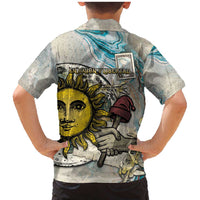 Argentina Family Matching Mermaid Dress and Hawaiian Shirt Sol De Mayo Retro Style - Wonder Print Shop
