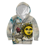 Argentina Kid Hoodie Sol De Mayo Retro Style - Wonder Print Shop