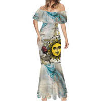 Argentina Mermaid Dress Sol De Mayo Retro Style - Wonder Print Shop