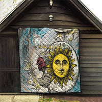 Argentina Quilt Sol De Mayo Retro Style - Wonder Print Shop