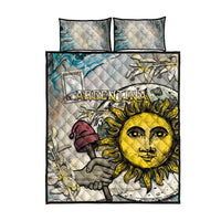 Argentina Quilt Bed Set Sol De Mayo Retro Style - Wonder Print Shop