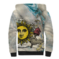 Argentina Sherpa Hoodie Sol De Mayo Retro Style - Wonder Print Shop