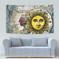 Argentina Tapestry Sol De Mayo Retro Style - Wonder Print Shop
