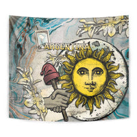 Argentina Tapestry Sol De Mayo Retro Style - Wonder Print Shop