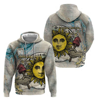 Argentina Zip Hoodie Sol De Mayo Retro Style - Wonder Print Shop