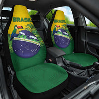 Brazil Car Seat Cover Toco Toucan Tropical Vibes - Wonder Print Shop