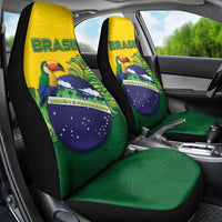Brazil Car Seat Cover Toco Toucan Tropical Vibes - Wonder Print Shop