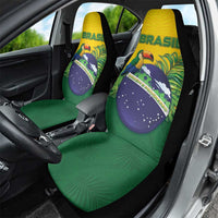 Brazil Car Seat Cover Toco Toucan Tropical Vibes - Wonder Print Shop