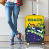 Brazil Luggage Cover Toco Toucan Tropical Vibes - Wonder Print Shop