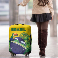 Brazil Luggage Cover Toco Toucan Tropical Vibes - Wonder Print Shop