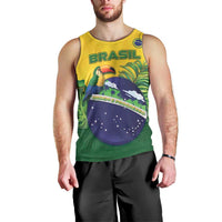Personalized Brazil Men Tank Top Toco Toucan Tropical Vibes - Wonder Print Shop