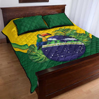 Brazil Quilt Bed Set Toco Toucan Tropical Vibes - Wonder Print Shop