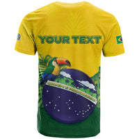 Personalized Brazil T Shirt Toco Toucan Tropical Vibes - Wonder Print Shop
