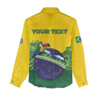 Personalized Brazil Women Casual Shirt Toco Toucan Tropical Vibes - Wonder Print Shop