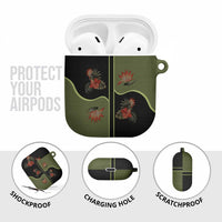 Western Yoke AirPods Case Tropical Hibiscus Cowboy Style - Wonder Print Shop