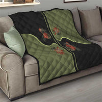 Western Yoke Quilt Tropical Hibiscus Cowboy Style - Wonder Print Shop