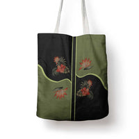 Western Yoke Tote Bag Tropical Hibiscus Cowboy Style - Wonder Print Shop