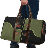 Western Yoke Travel Bag Tropical Hibiscus Cowboy Style - Wonder Print Shop