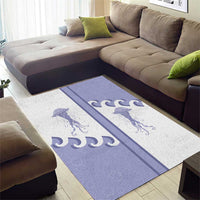Western Yoke Area Rug Jellyfish And Water Bubbles Cowboy Style - Wonder Print Shop