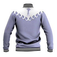 Western Yoke Baseball Jacket Jellyfish And Water Bubbles Cowboy Style - Wonder Print Shop