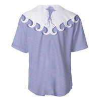Western Yoke Baseball Jersey Jellyfish And Water Bubbles Cowboy Style - Wonder Print Shop