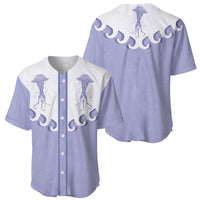 Western Yoke Baseball Jersey Jellyfish And Water Bubbles Cowboy Style - Wonder Print Shop