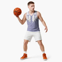Western Yoke Basketball Jersey Jellyfish And Water Bubbles Cowboy Style - Wonder Print Shop
