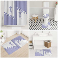 Western Yoke Bathroom Set Jellyfish And Water Bubbles Cowboy Style - Wonder Print Shop
