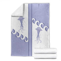 Western Yoke Blanket Jellyfish And Water Bubbles Cowboy Style - Wonder Print Shop