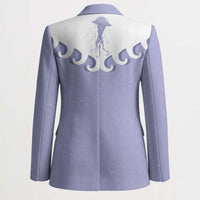 Western Yoke Blazer Jellyfish And Water Bubbles Cowboy Style - Wonder Print Shop