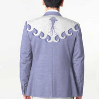 Western Yoke Blazer Jellyfish And Water Bubbles Cowboy Style - Wonder Print Shop
