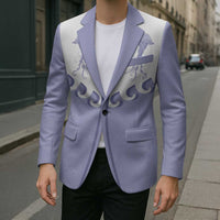 Western Yoke Blazer Jellyfish And Water Bubbles Cowboy Style - Wonder Print Shop