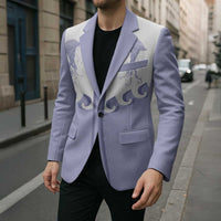 Western Yoke Blazer Jellyfish And Water Bubbles Cowboy Style - Wonder Print Shop