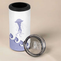 Western Yoke 4 in 1 Can Cooler Tumbler Jellyfish And Water Bubbles Cowboy Style - Wonder Print Shop