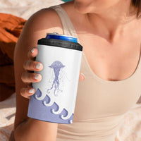 Western Yoke 4 in 1 Can Cooler Tumbler Jellyfish And Water Bubbles Cowboy Style - Wonder Print Shop