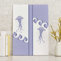 Western Yoke Canvas Wall Art Jellyfish And Water Bubbles Cowboy Style - Wonder Print Shop