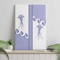Western Yoke Canvas Wall Art Jellyfish And Water Bubbles Cowboy Style - Wonder Print Shop