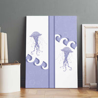 Western Yoke Canvas Wall Art Jellyfish And Water Bubbles Cowboy Style - Wonder Print Shop