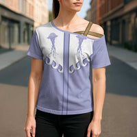 Western Yoke Cross Shoulder Shirt Jellyfish And Water Bubbles Cowboy Style - Wonder Print Shop