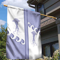 Western Yoke Garden Flag Jellyfish And Water Bubbles Cowboy Style - Wonder Print Shop